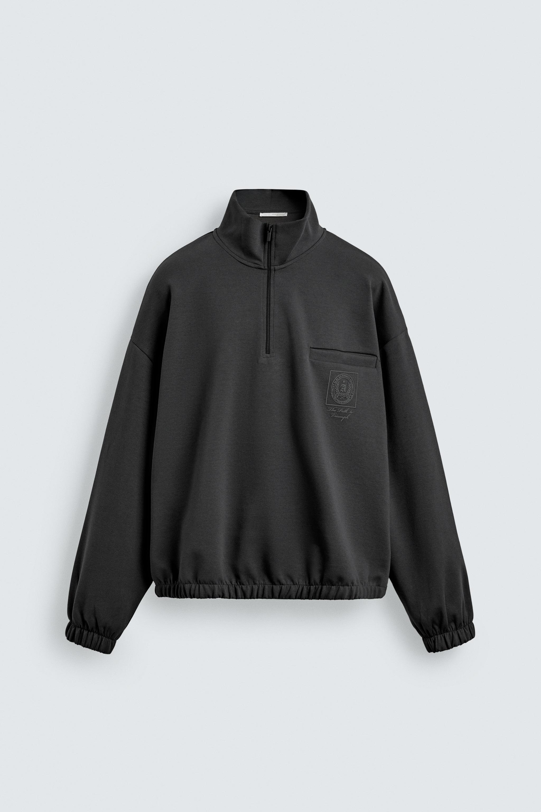 PRINTED SHIELD SWEATSHIRT